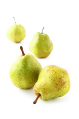 ラ・フランス（白バックで撮影した洋ナシ・セイヨウナシ）