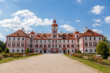 Fototapeta premium Chateau Mnichovo Hradiste, Renaissance castle, Central Bohemian Region, Czech Republic