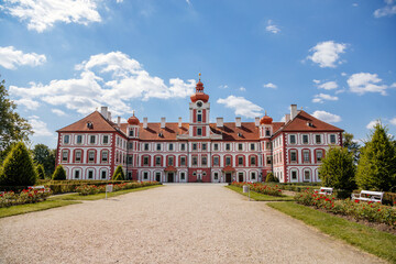 Naklejka premium Chateau Mnichovo Hradiste, Renaissance castle, Central Bohemian Region, Czech Republic