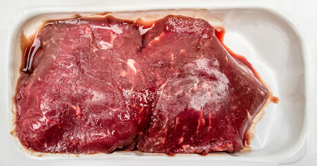 barquette de viande rouge pur boeuf élevage France