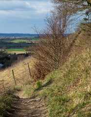 narrow path on the hill