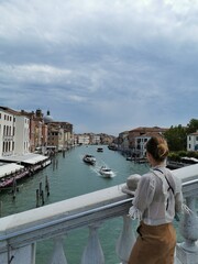 Fototapeta na wymiar Ein schöner Anblick über Venedig 