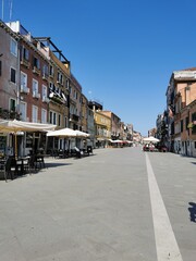 Fototapeta na wymiar Promenade in Venedig