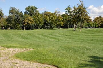 golf course in the summer