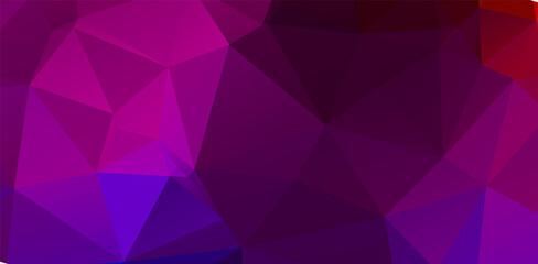 Obraz premium Purple vivid polygonal abstract background