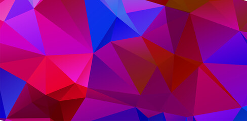 Obraz premium Purple vivid polygonal abstract background