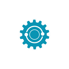 Gear Logo Template vector icon illustration