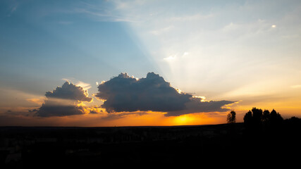 Sunset in Moldova