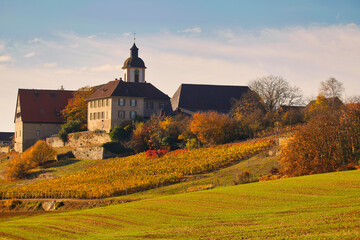 Castle Duttenberg, Bad Friedrichshall, Baden-Württemberg, Germany, Europe.