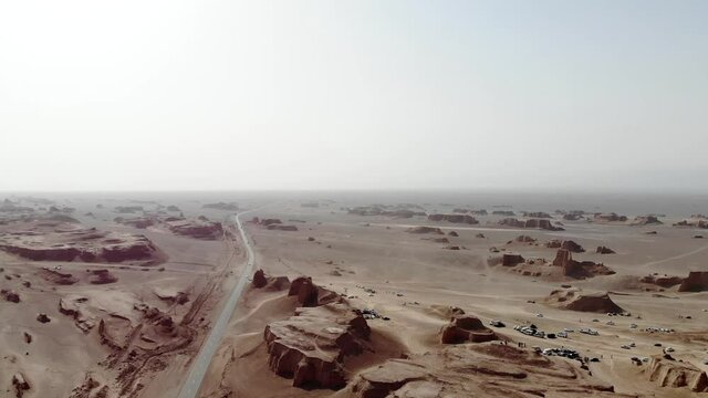 Lut Desert in Kerman province, Iran. Shot 2 of 6