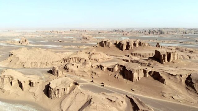 Lut Desert in Kerman province, Iran. Shot 3 of 6
