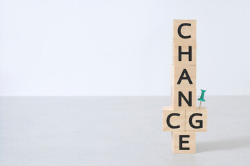 blocks with word chance or change