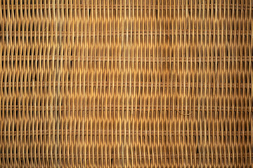 Bamboo woven rattan for background