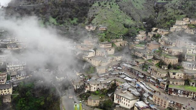 Masuleh village close to Rasht, Northern Iran. Shot 1 of 2