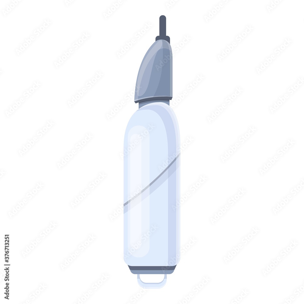 Poster epilation trimmer tool icon. cartoon of epilation trimmer tool vector icon for web design isolated o