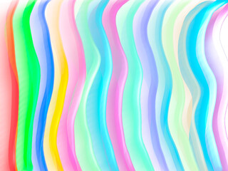 colour pattern in wave shape