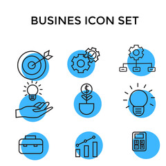 Business icon set.Online Business Icons
