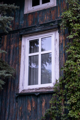 old window in the old house
