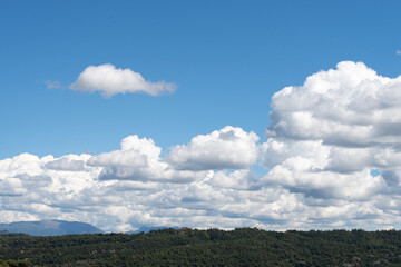 Paisaje cielo y nubes
