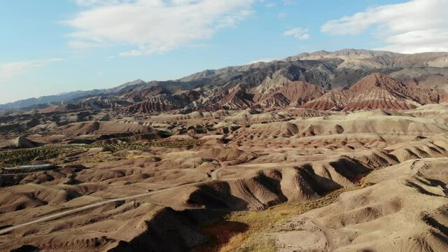 Valley with colourful mountains in Gilan and  Zanjan provinces, Iran