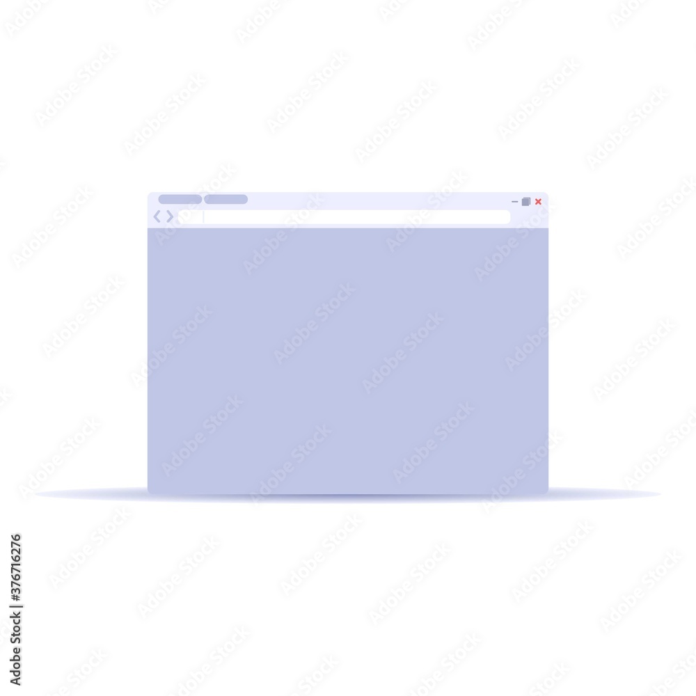 Poster browser icon. cartoon of browser vector icon for web design isolated on white background