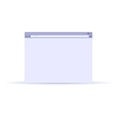 Browser bar icon. Cartoon of browser bar vector icon for web design isolated on white background