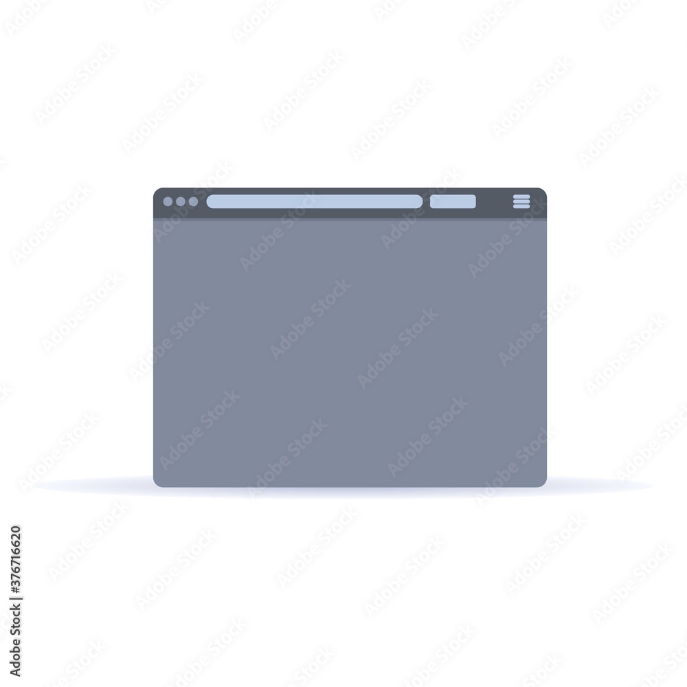 Poster browser application icon. cartoon of browser application vector icon for web design isolated on whit
