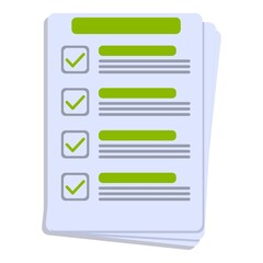 Certified standard icon. Cartoon of certified standard vector icon for web design isolated on white background