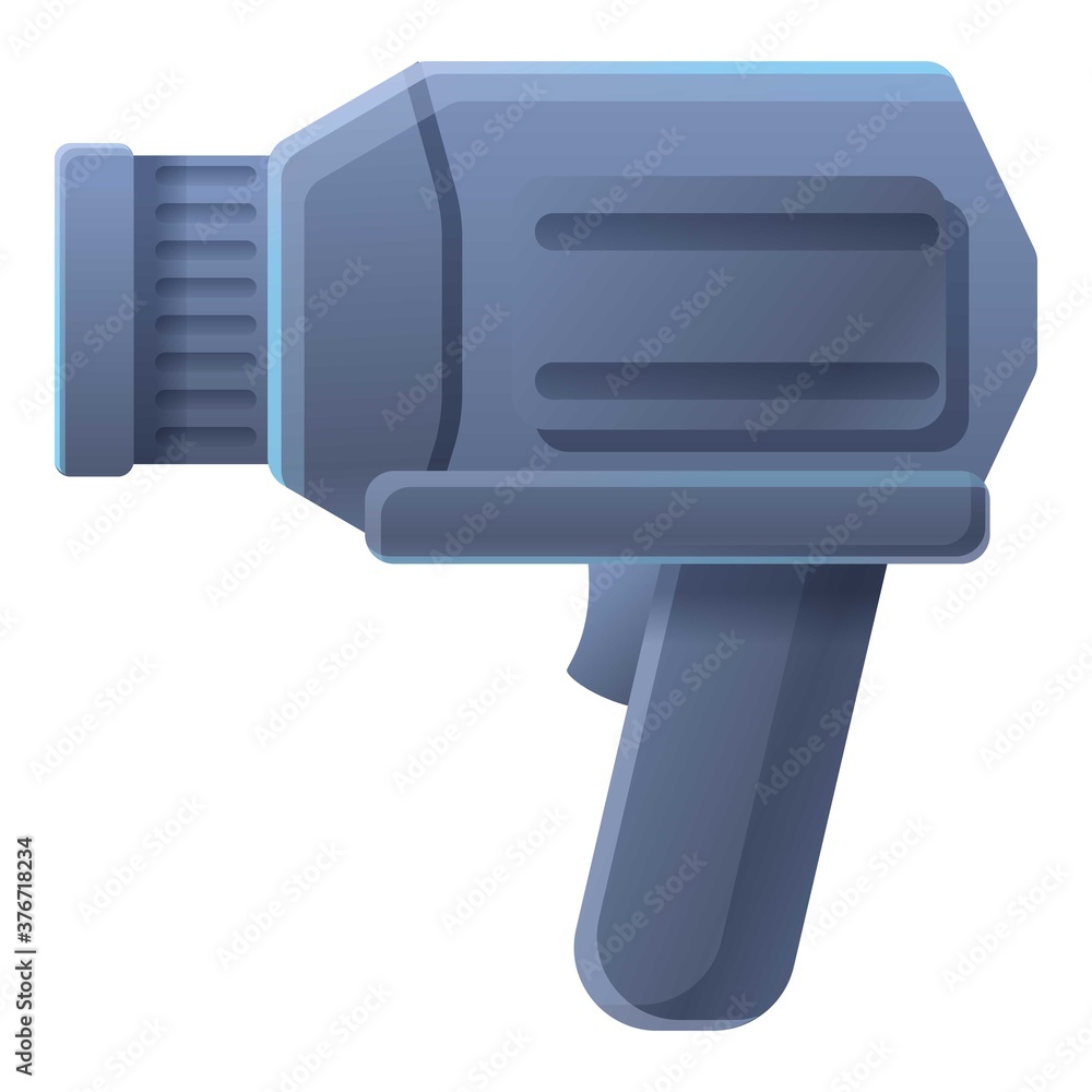 Poster car speed camcorder icon. cartoon of car speed camcorder vector icon for web design isolated on whit