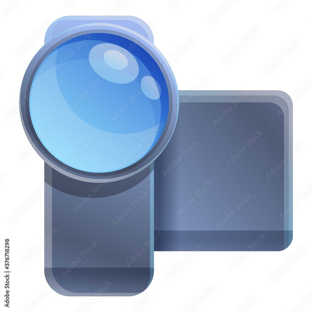 Aufkleber device camcorder icon. cartoon of device camcorder vector icon for web design isolated on white back