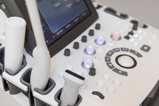 ultrasound machine close-up