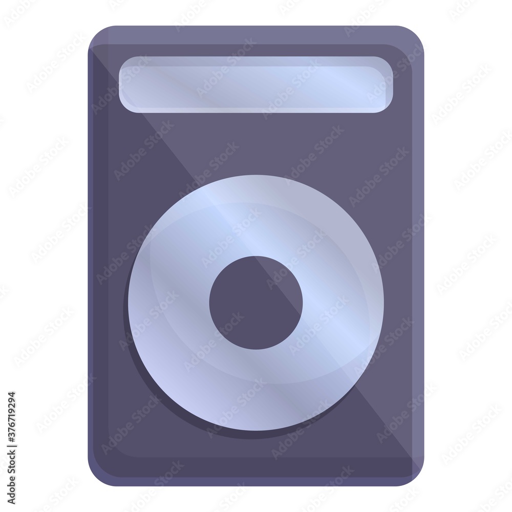 Poster video editing remote control icon. cartoon of video editing remote control vector icon for web desig