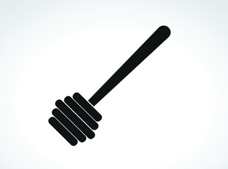 Honey Dipper icon vector