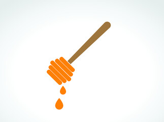 Honey Dipper icon vector
