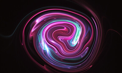 abstract fractal background with a spiral