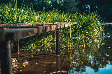 old wooden bridge