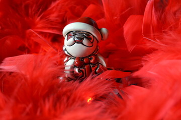 santa claus red christmas decoration