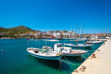 Harbour view in Datca Town of Turkey