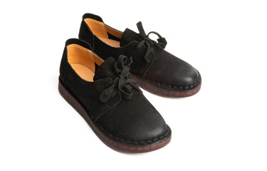 leather shoes isolated
