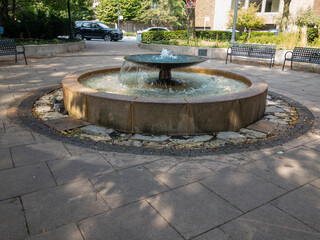 water fountain in city park