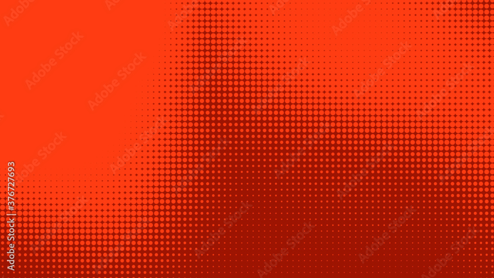 Poster dots halftone red purple color pattern gradient texture with technology digital background. dots pop