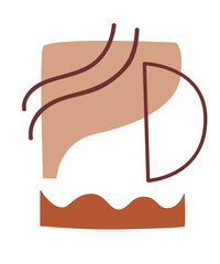 Fototapeta premium Vector minimal poster, cover background