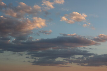 Cielo atardecer