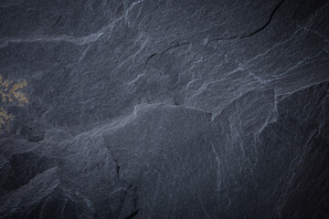 Dark grey and black slate background or texture