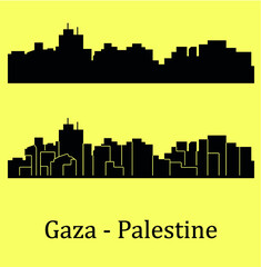 Naklejka premium Gaza, Palestine
