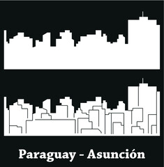 Naklejka premium Asuncion, Paraguay