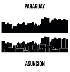 Fototapeta premium Asuncion, Paraguay