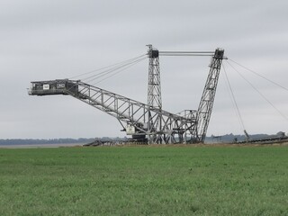 Fototapeta premium Braunkohletagebau in Deutschland 2