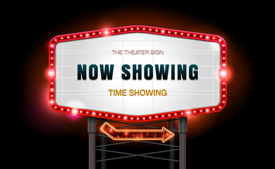 light sign billboard cinema
