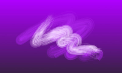 Purple background with hand drawn brush, dark purple background.
